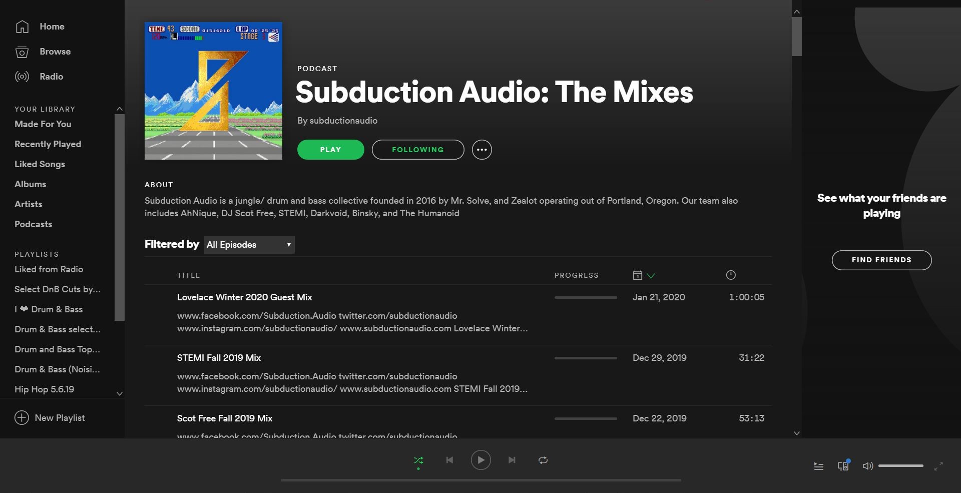Subduction Audio podcast now on Spotify