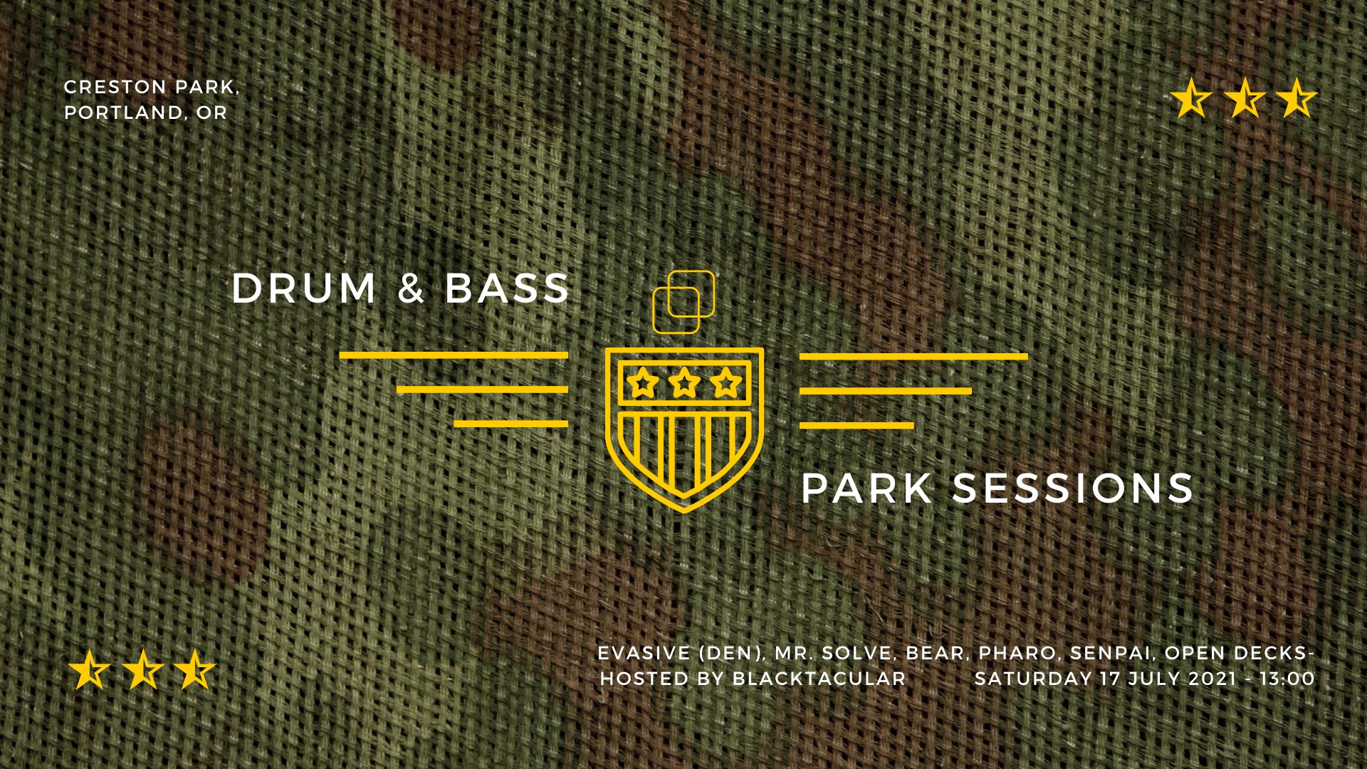 dnb in the park!!! July 17